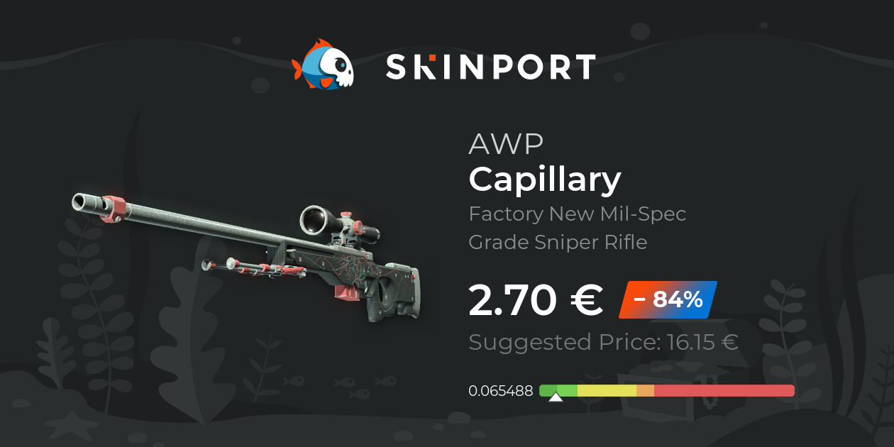 AWP | Capillary (Factory New) - Counter-Strike 2 - Skinport