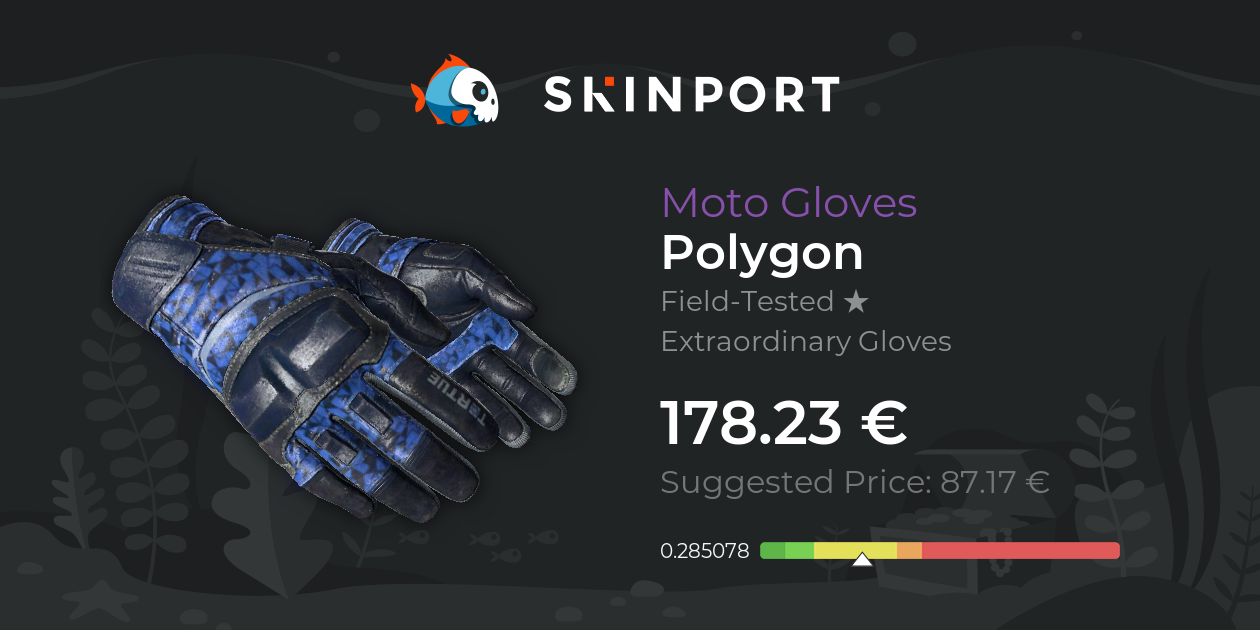 Moto Gloves | Polygon (Field-Tested) - Counter-Strike 2 - Skinport