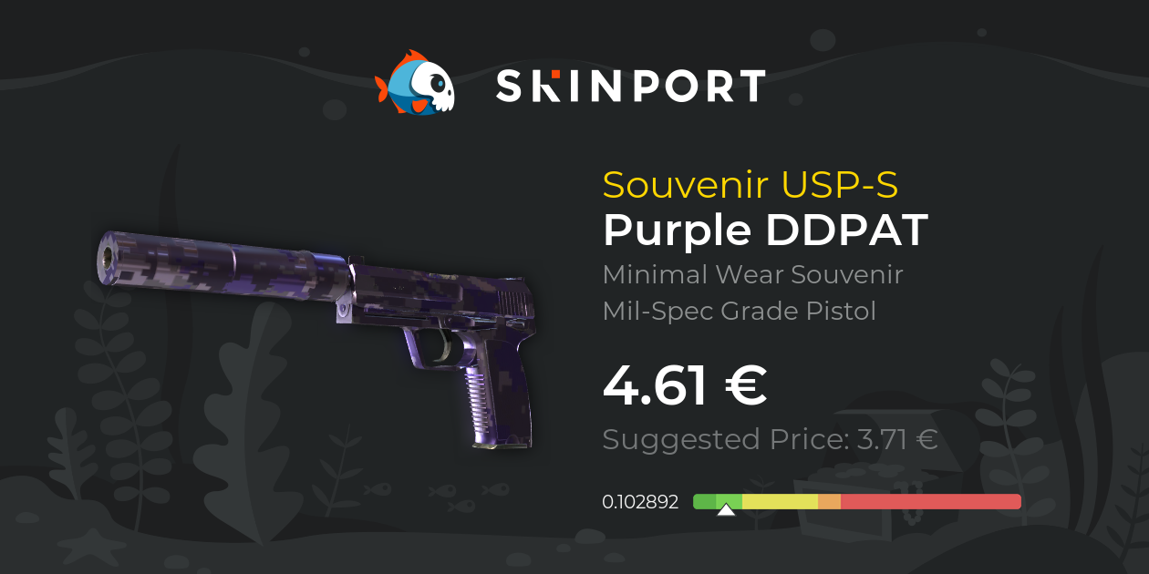 Souvenir USP-S | Purple DDPAT (Minimal Wear) - Counter-Strike 2 - Skinport