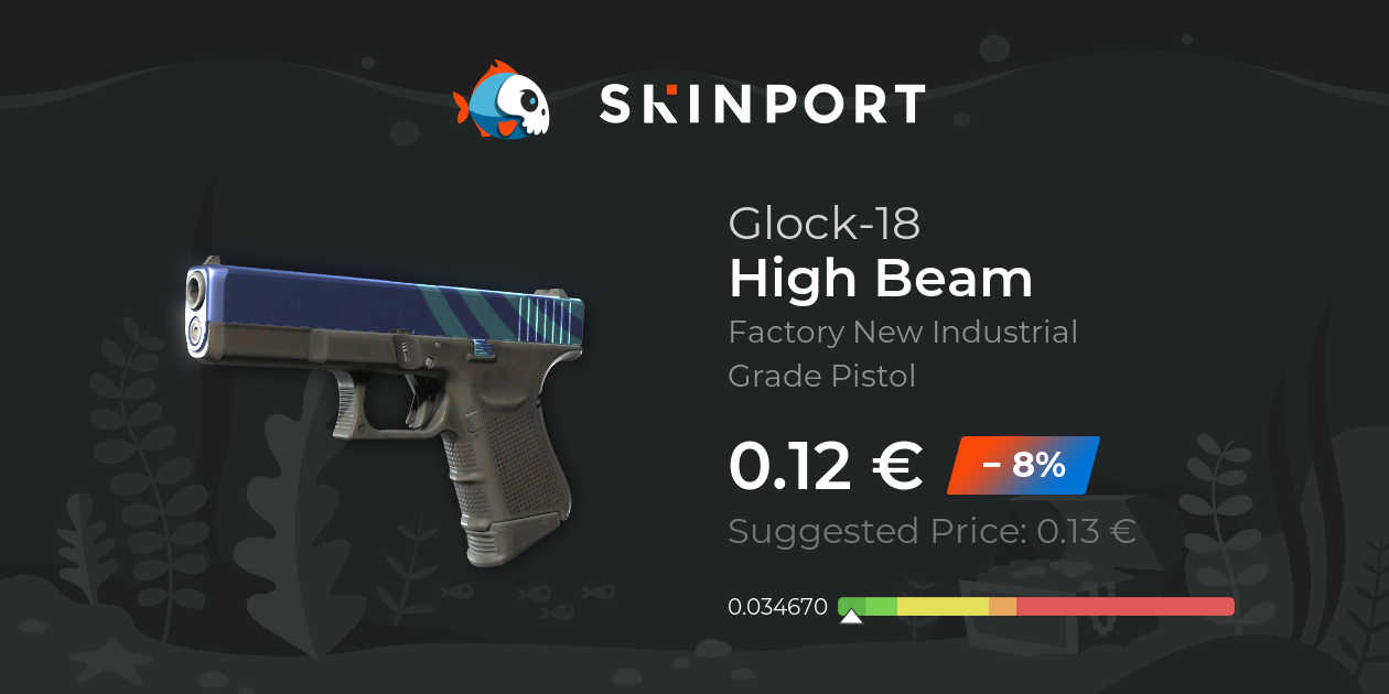 Glock-18 | High Beam (Factory New) - Counter-Strike 2 - Skinport