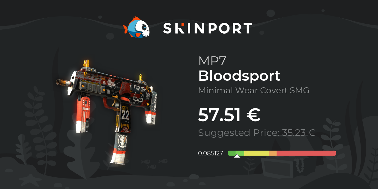 MP7 | Bloodsport (Minimal Wear) - Counter-Strike 2 - Skinport