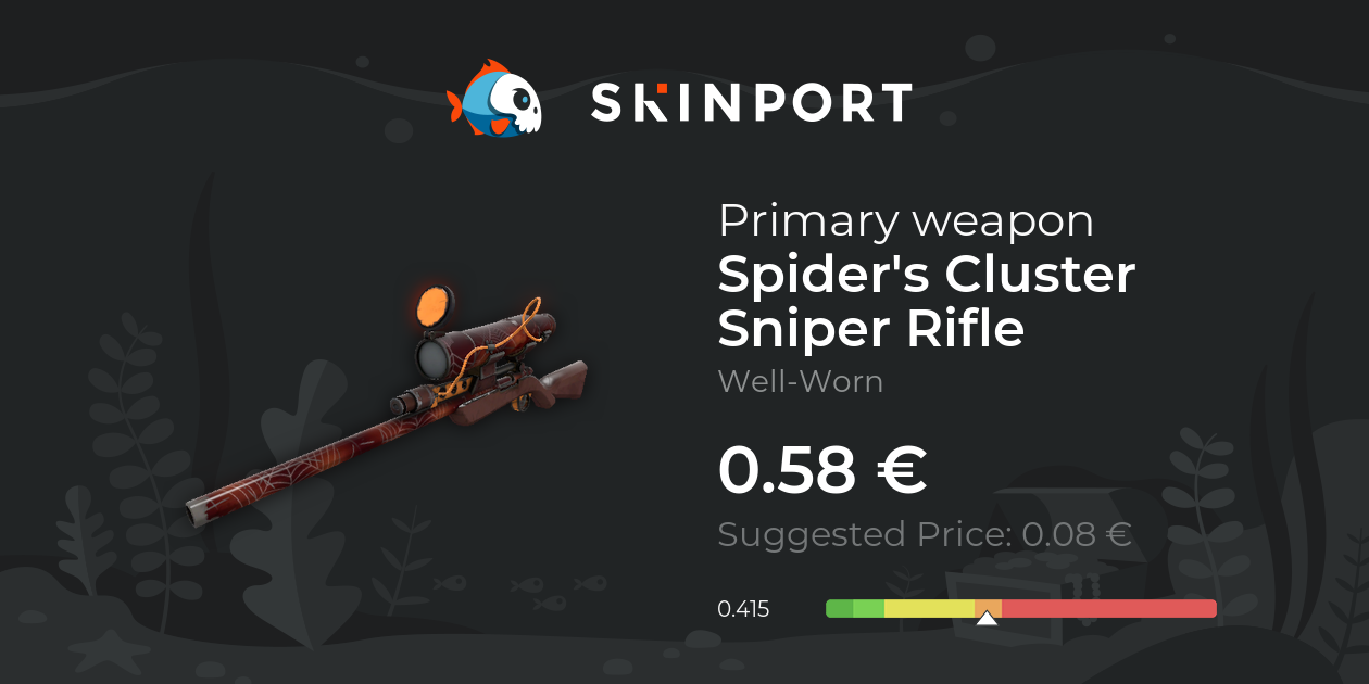 Spider's Cluster Sniper Rifle (Well-Worn) - Team Fortress 2 - Skinport