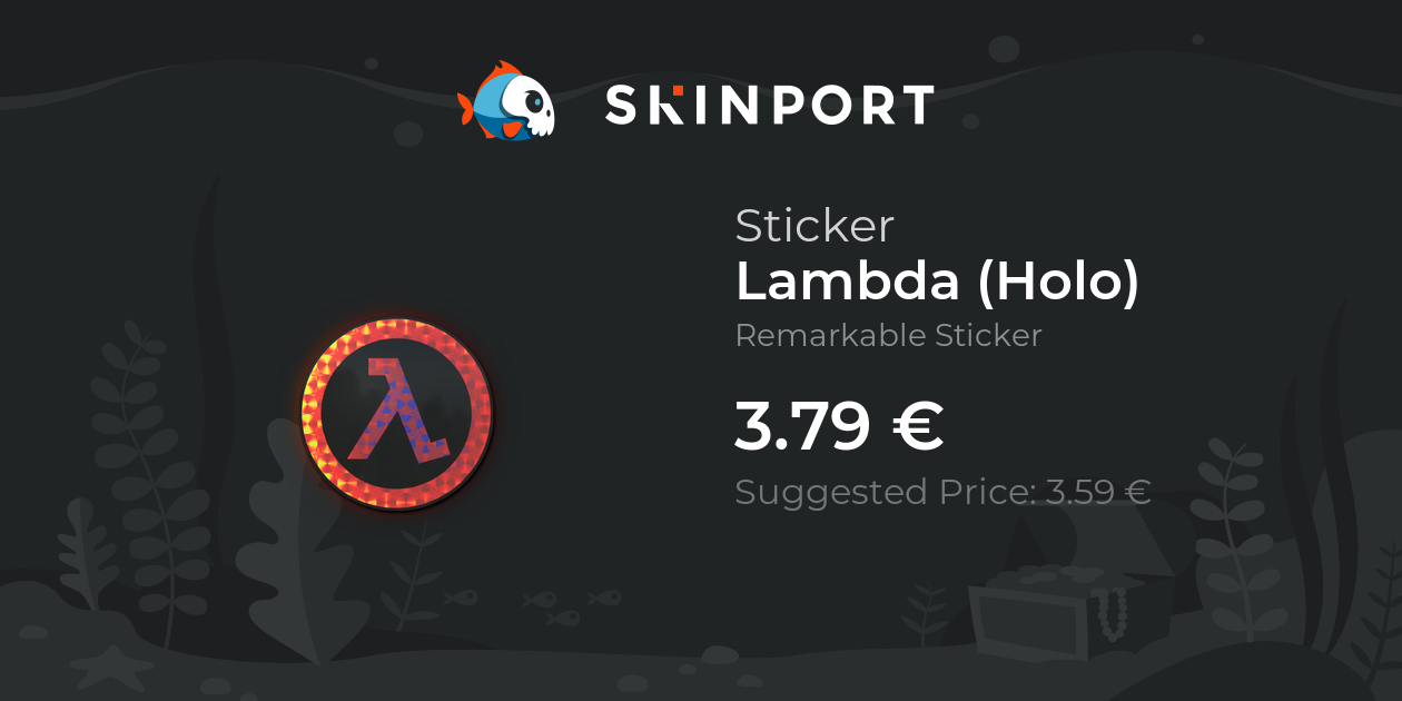 Autocolante | Lambda (Holo) - Counter-Strike 2 - Skinport