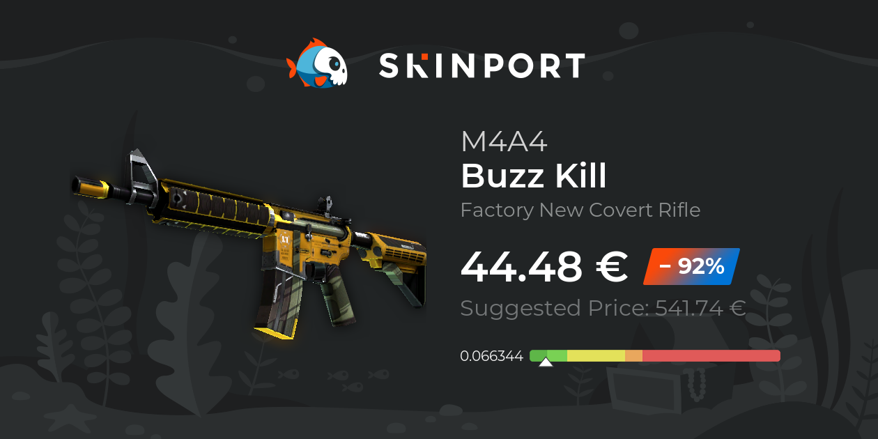 M4A4 | Buzz Kill (Factory New) - Counter-Strike 2 - Skinport
