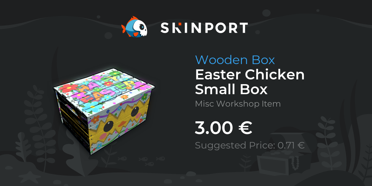Easter Chicken Small Box - Rust - Skinport