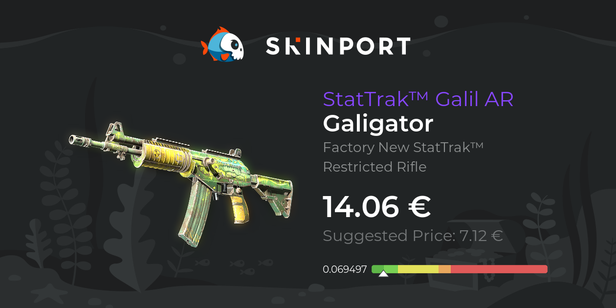 Galil AR (StatTrak™) | Galigator (Fabrikneu) - Counter-Strike 2 - Skinport