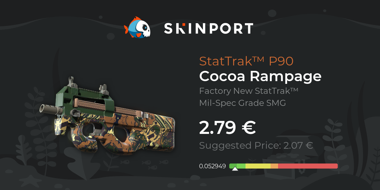 StatTrak™ P90 | Cocoa Rampage (Factory New) - Counter-Strike 2 - Skinport