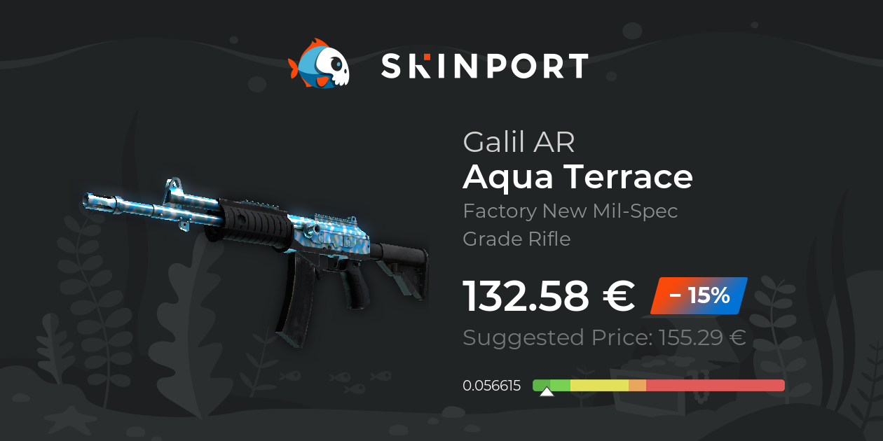 Galil AR | Aqua Terrace (Factory New) - CS2 - Skinport