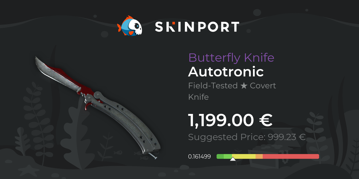 Butterfly Knife Autotronic (FieldTested) CounterStrike 2 Skinport