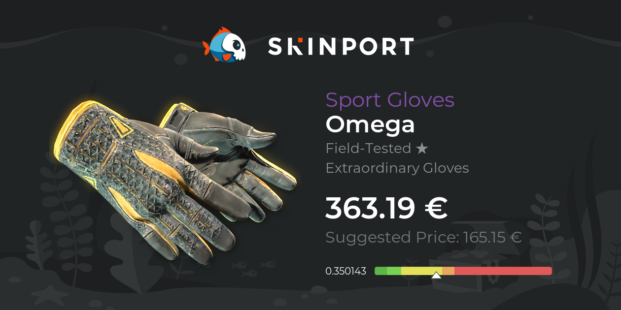 Sport Gloves | Omega (Field-Tested) - Counter-Strike 2 - Skinport
