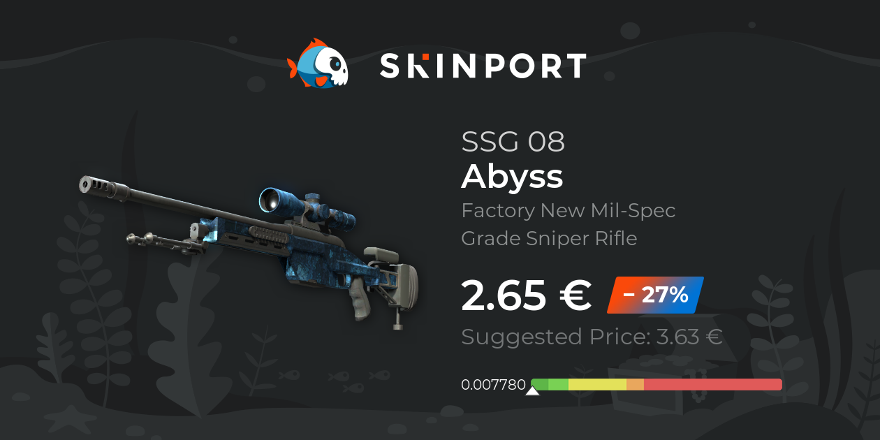 SSG 08 | Abyss (Factory New) - Counter-Strike 2 - Skinport