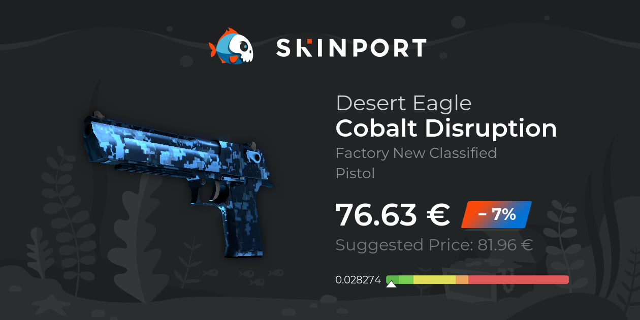 Desert Eagle | Cobalt Disruption (Factory New) - Counter-Strike 2 ...