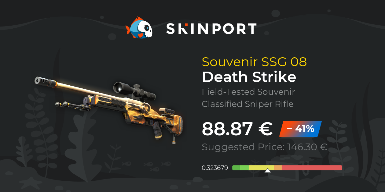 Souvenir SSG 08 | Death Strike (Field-Tested) - Counter-Strike 2 - Skinport