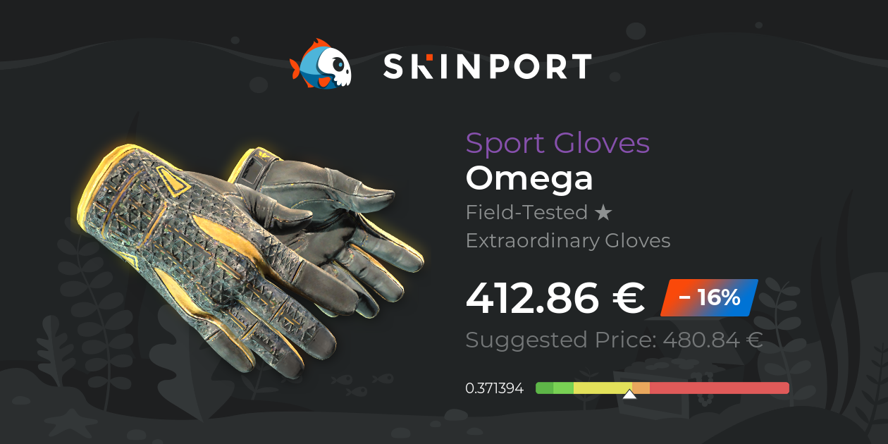 Sport Gloves Omega Field Tested Counter Strike 2 Skinport