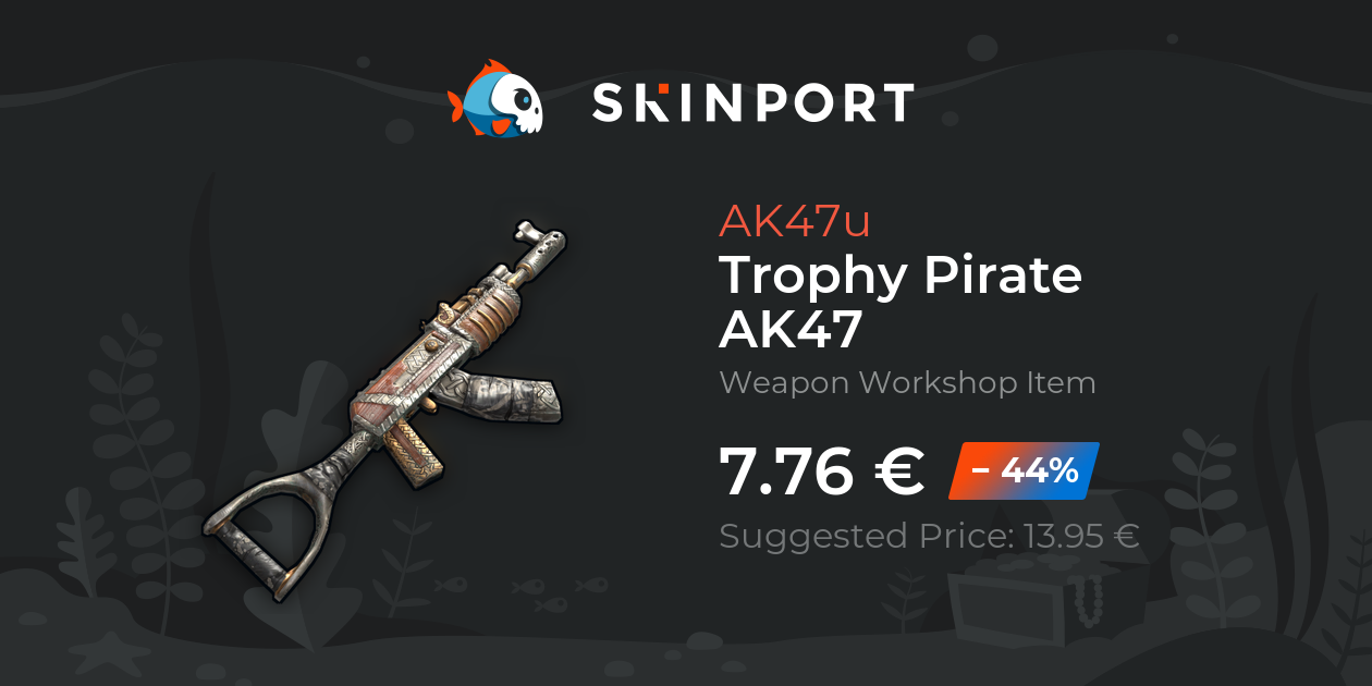 Trophy Pirate AK47 - Rust - Skinport