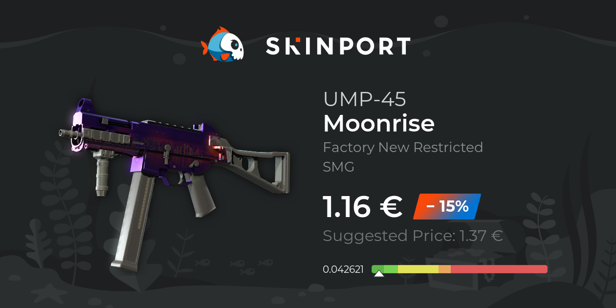 UMP-45 | Moonrise (Factory New) - Counter-Strike 2 - Skinport