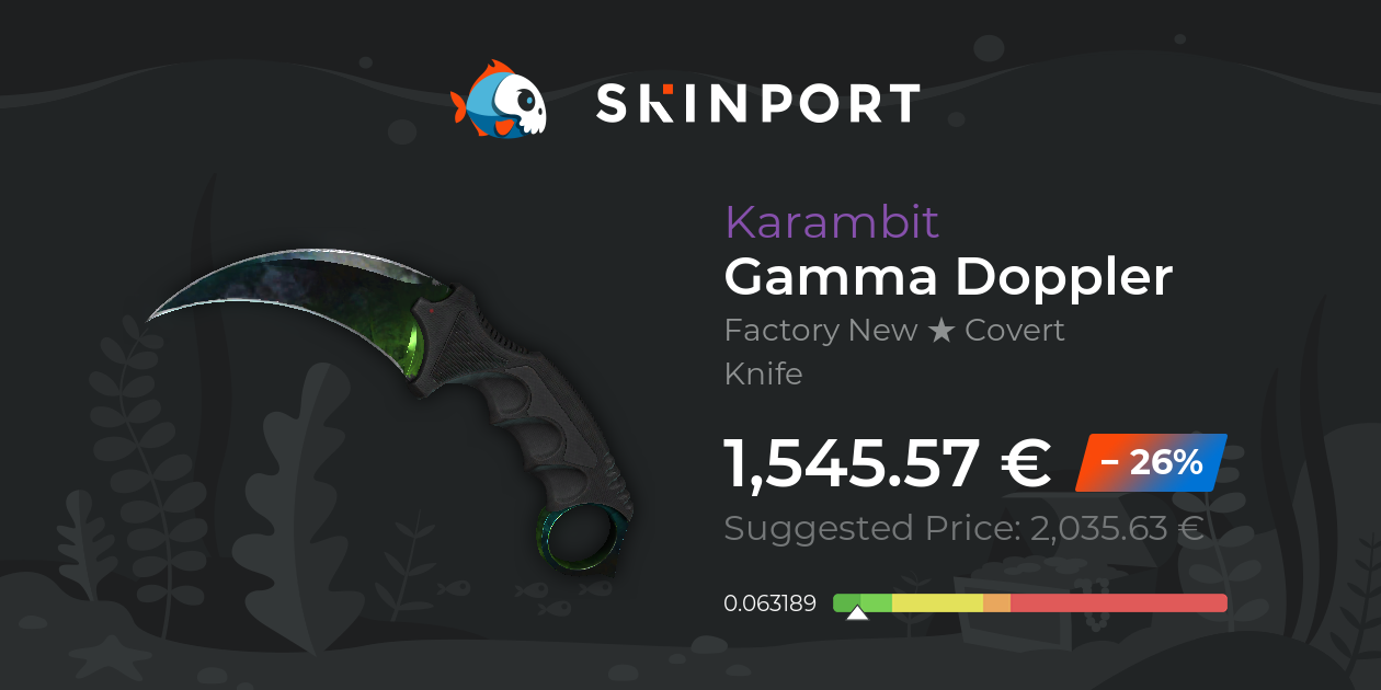 Gamma Phase 2 Karambit 1.0 - Real Video Game Knife Skin - Elemental –  Elemental Knives