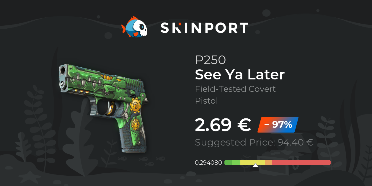 P250 | See Ya Later (Field-Tested) - Counter-Strike 2 - Skinport