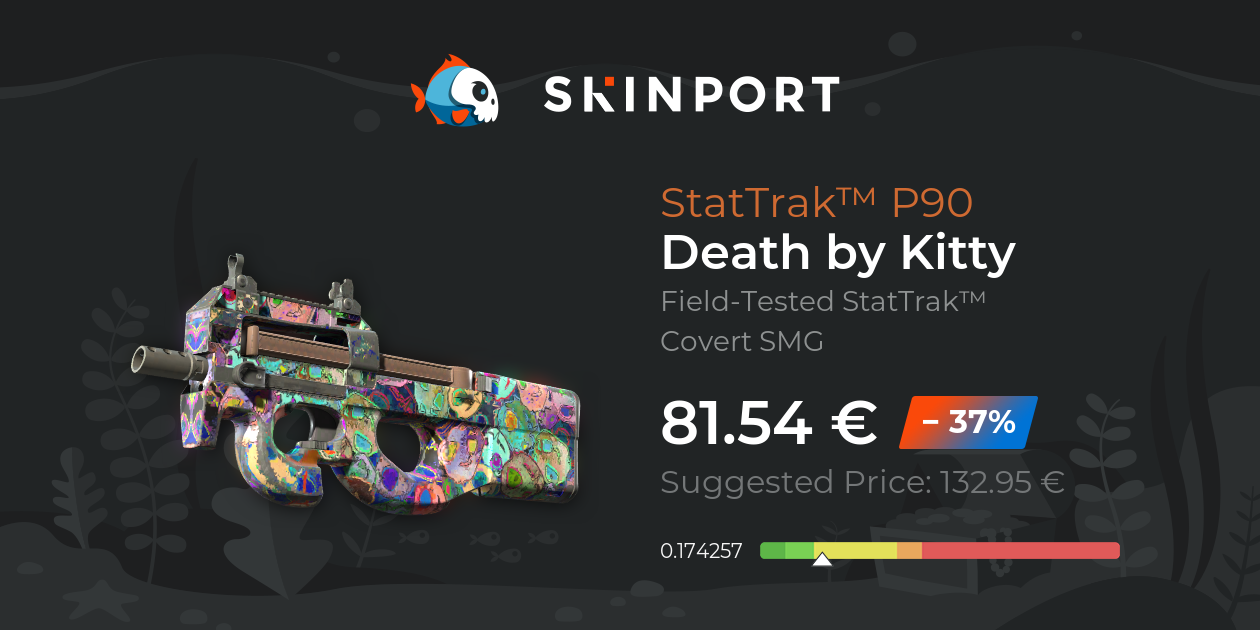 StatTrak™ P90 | Death by Kitty (Field-Tested) - Counter-Strike 2 - Skinport
