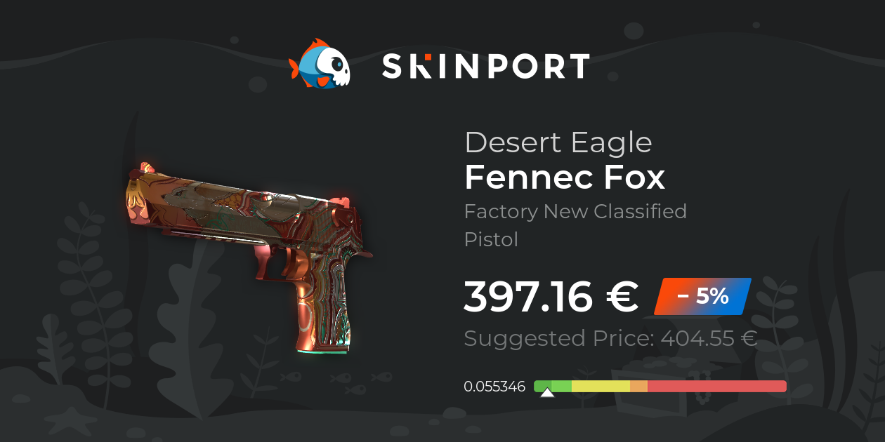 Desert Eagle | Fennec Fox (Factory New) - Counter-Strike 2 - Skinport