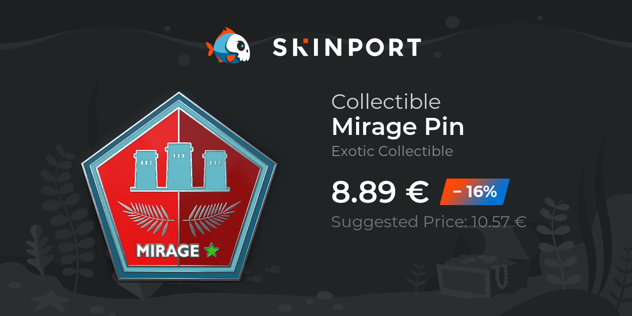 Mirage Pin - Counter-Strike 2 - Skinport