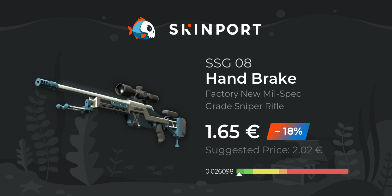 SSG 08 | Hand Brake (Factory New) - Counter-Strike 2 - Skinport