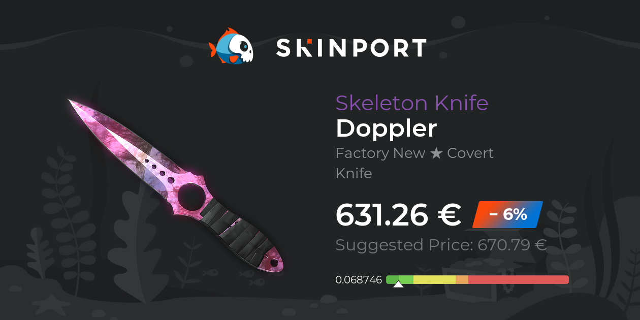 Skeleton Knife | Doppler (Factory New) - Counter-Strike 2 - Skinport