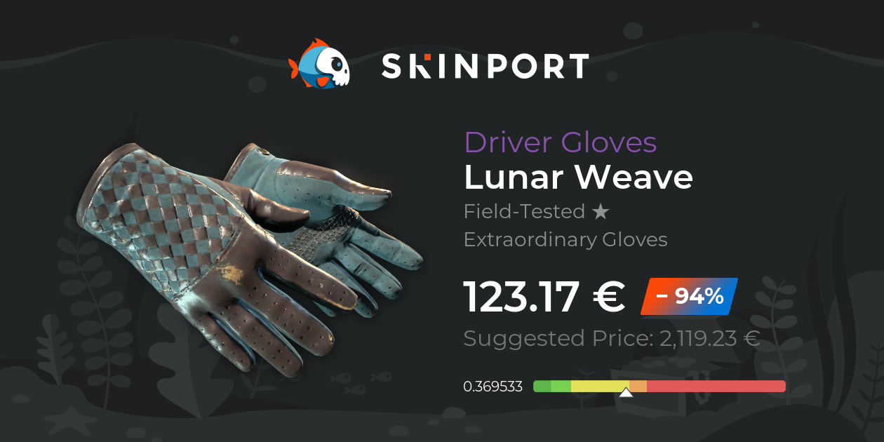 Driver Gloves Lunar Weave (FieldTested) CounterStrike 2 Skinport