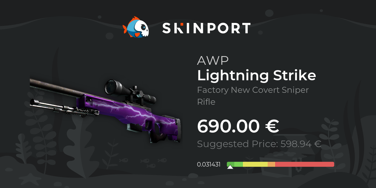 AWP Lightning Strike (Factory New) CSGO Skinport