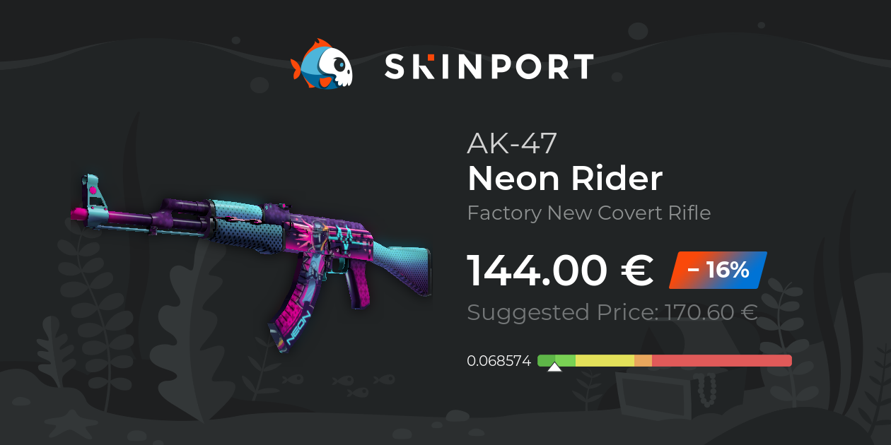 Ak 47 Neon Rider Factory New Cs2 Skinport