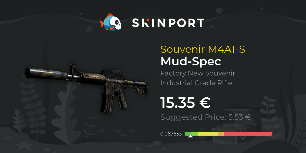 Souvenir M4A1-S | Mud-Spec (Factory New) - Counter-Strike 2 - Skinport