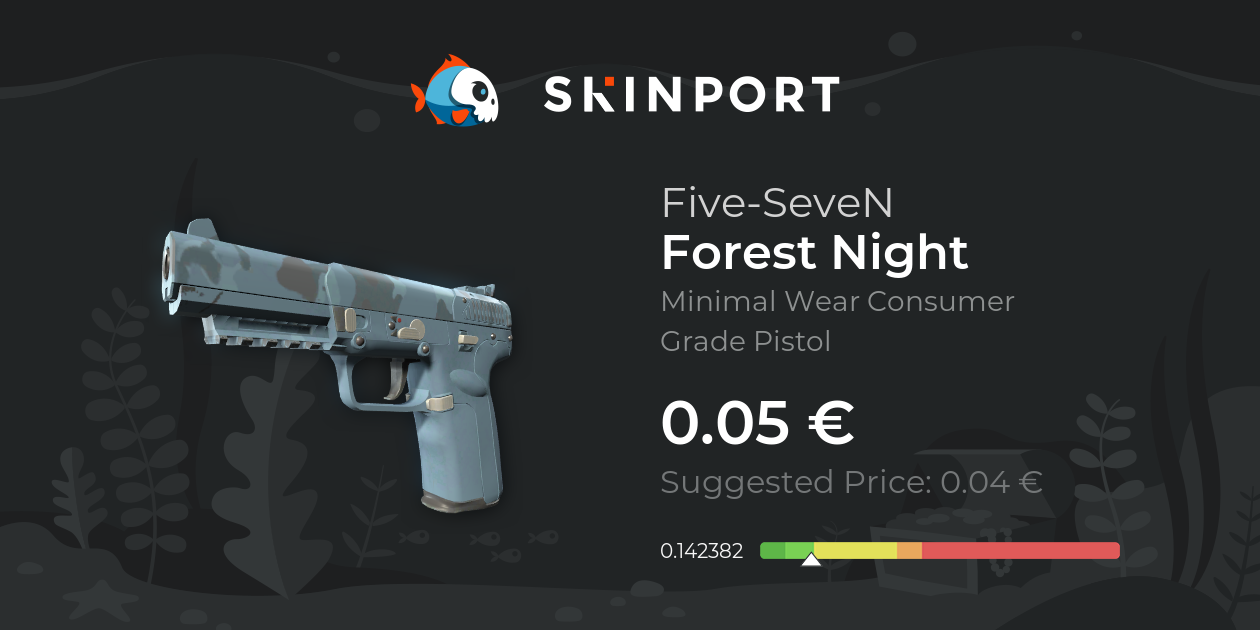 Five-SeveN | Forest Night (Minimal Wear) - Counter-Strike 2 - Skinport