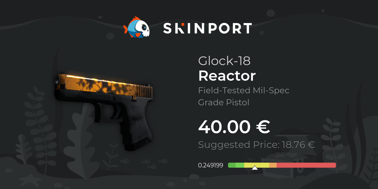 Glock-18 | Reactor (Field-Tested) - Counter-Strike 2 - Skinport