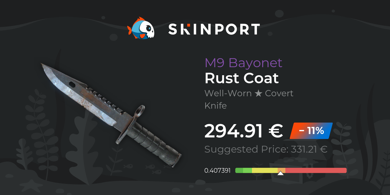 M9 Bayonet | Rust Coat (Well-Worn) - Counter-Strike 2 - Skinport