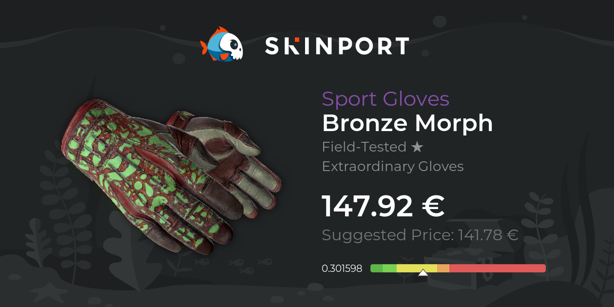Sport Gloves Bronze Morph (FieldTested) CSGO Skinport