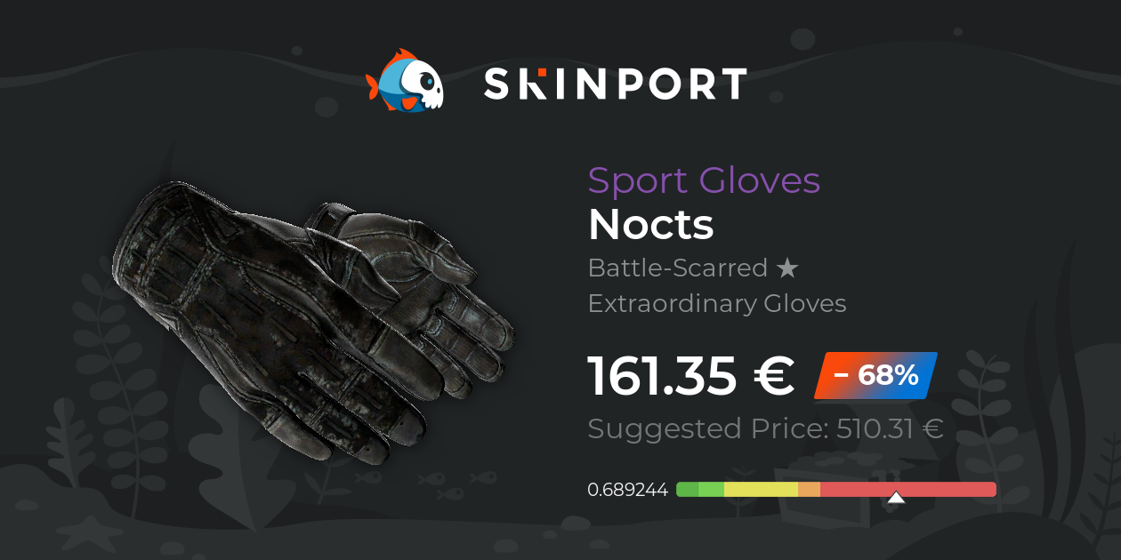Sport Gloves Nocts (BattleScarred) CounterStrike 2 Skinport