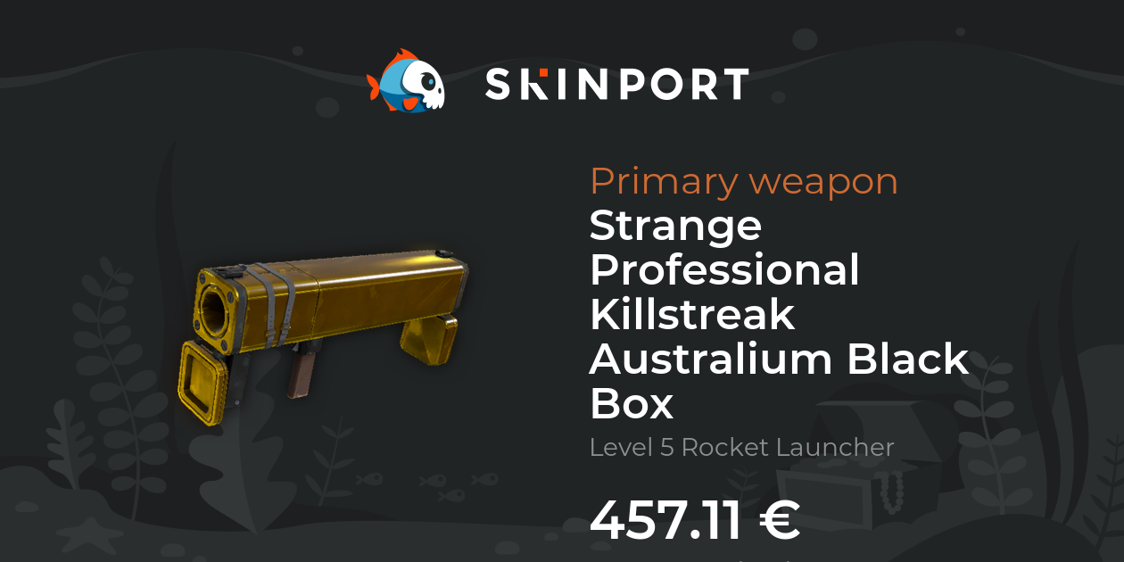 Strange Professional Killstreak Australium Black Box - Team Fortress 2 ...