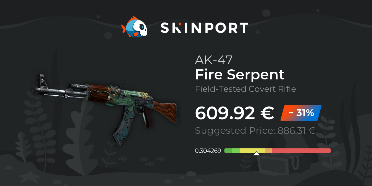 CSGO AK47 Fire Serpent Painting by Poppy Taylor - Pixels