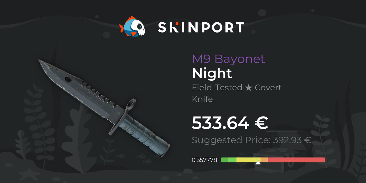 Bagnet M9 (★) | Noc (po testach bojowych) - Counter-Strike 2 - Skinport