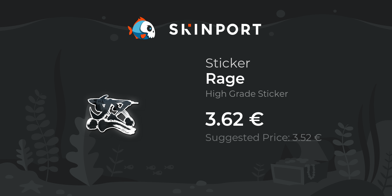 Csgo Rage Stickers for Sale