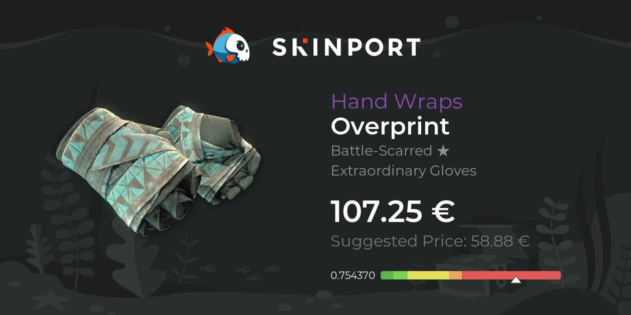 Hand Wraps | Overprint (Battle-Scarred) - Counter-Strike 2 - Skinport