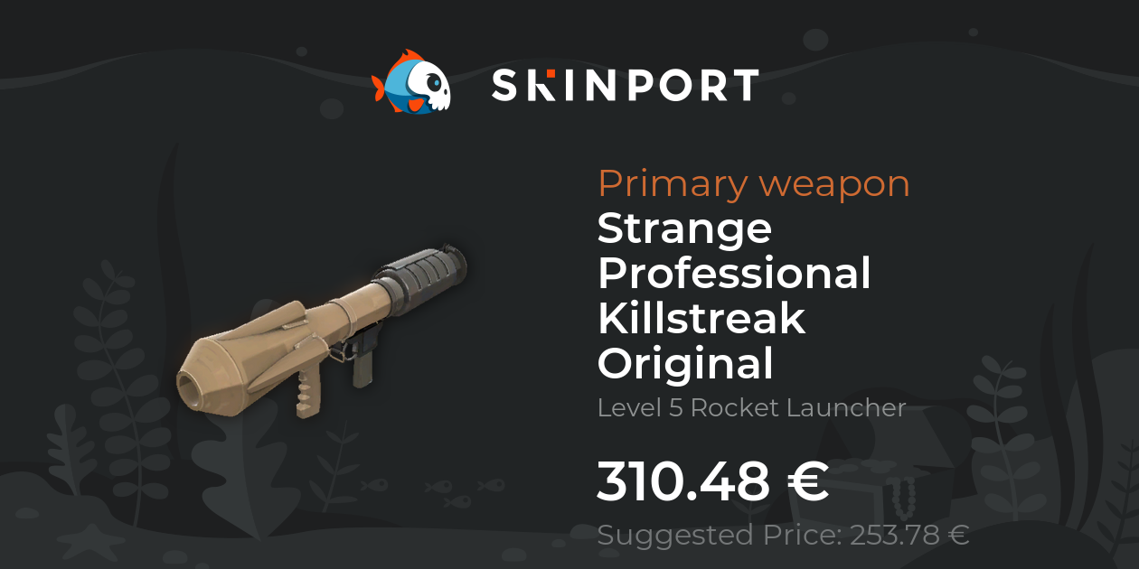 Strange Professional Killstreak Original Team Fortress 2 Skinport