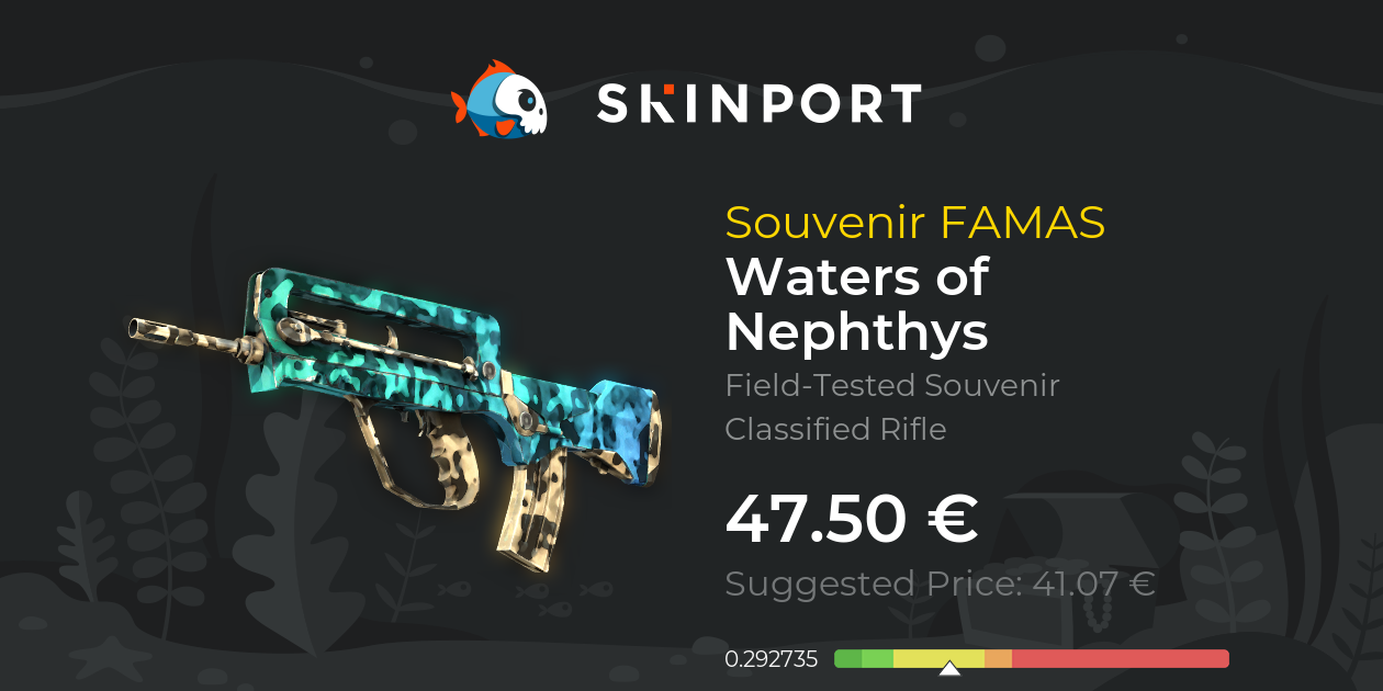 Souvenir FAMAS | Waters of Nephthys (Field-Tested) - Counter-Strike 2 ...