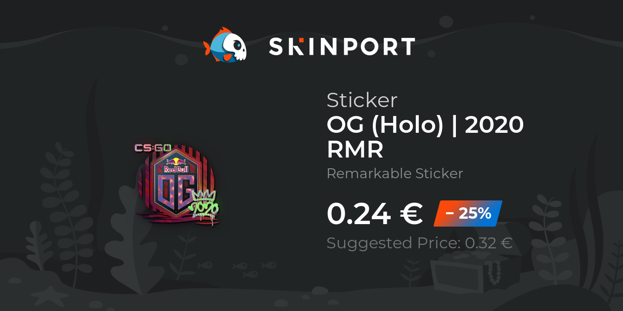 Sticker | OG (Holo) | 2020 RMR - Counter-Strike 2 - Skinport