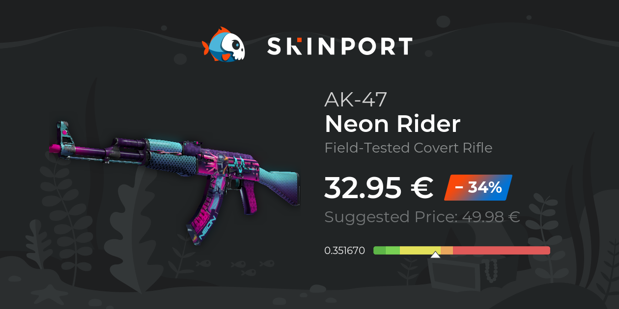 AK-47 | Neon Rider (Field-Tested) - CS2 - Skinport