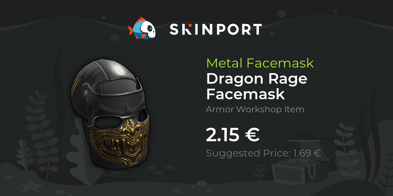 Dragon Rage Facemask - Rust - Skinport