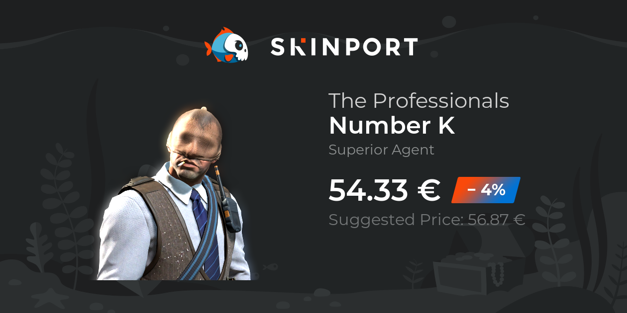 Number K | The Professionals - Counter-Strike 2 - Skinport