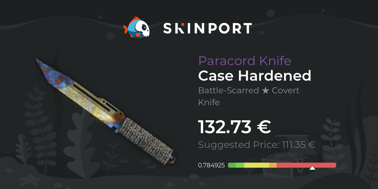 Paracord Knife Case Hardened (BattleScarred) CounterStrike 2