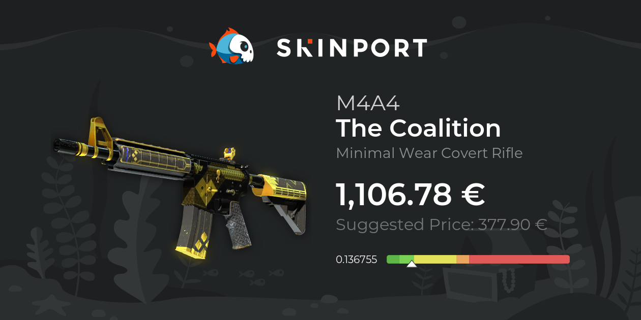 M4A4 | The Coalition (Minimal Wear) - Counter-Strike 2 - Skinport