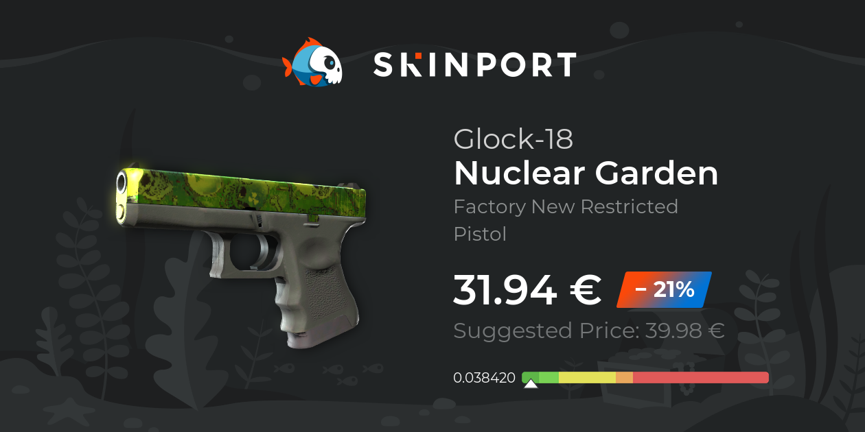 Glock-18 | Nuclear Garden (Factory New) - Counter-Strike 2 - Skinport